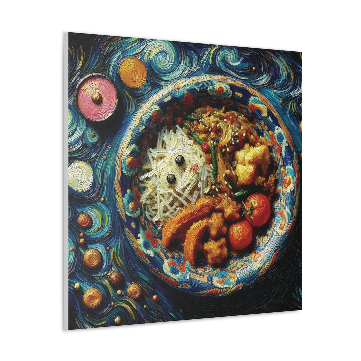 Starry Culinary Delight: A Canvas Gallery Wrap Masterpiece