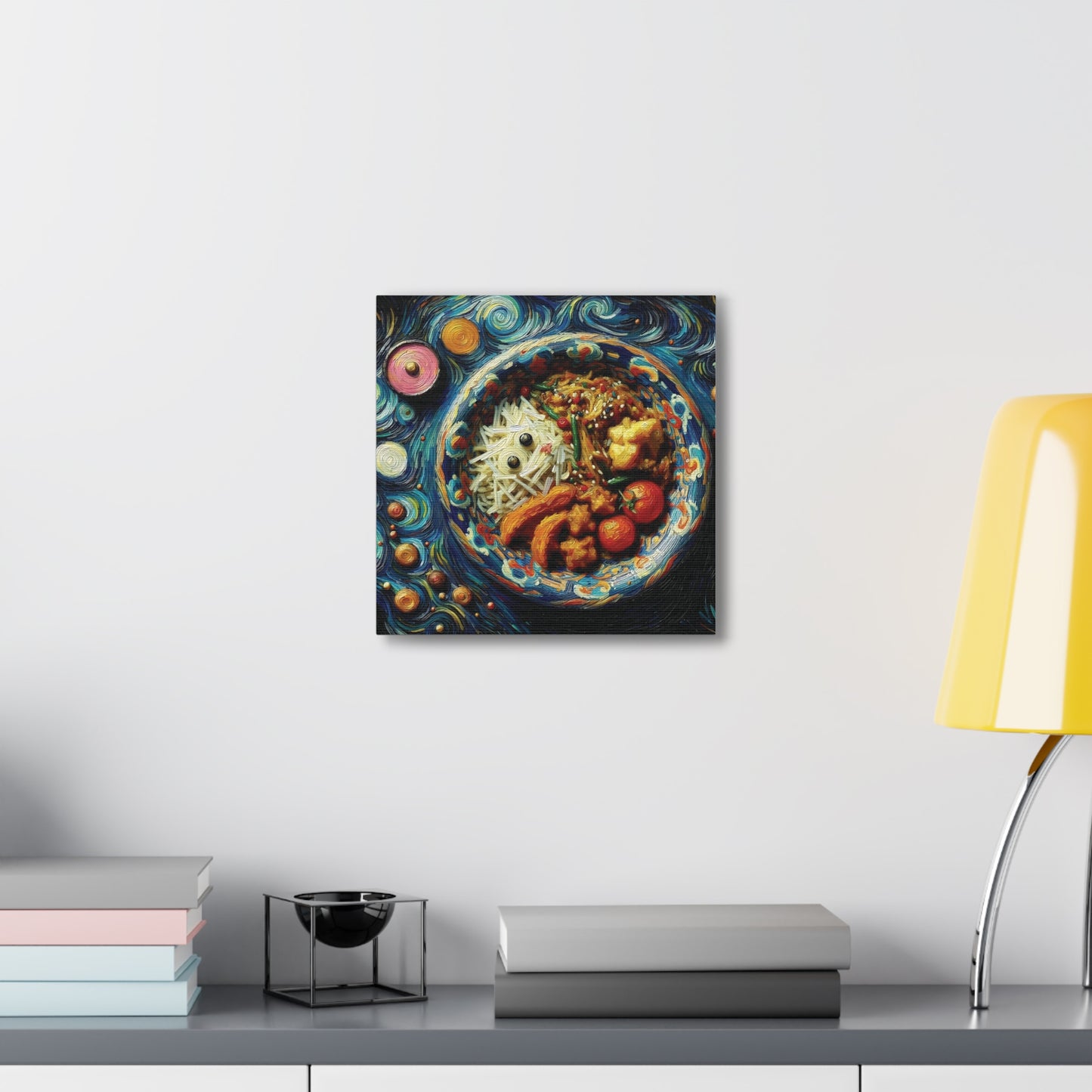 Starry Culinary Delight: A Canvas Gallery Wrap Masterpiece