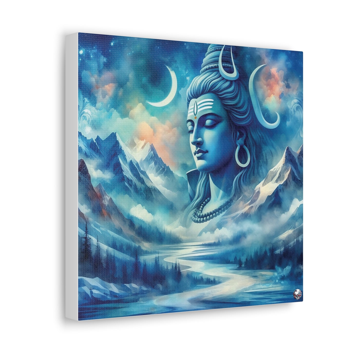 Serenity Peaks - A Tranquil Canvas Art Piece