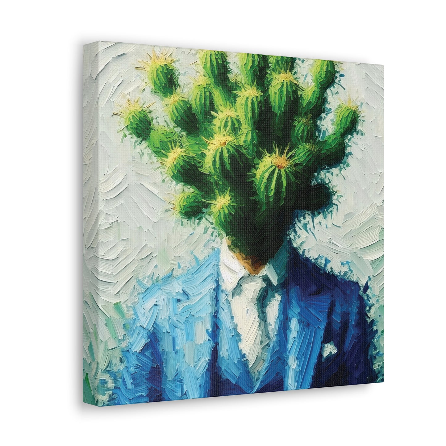 Cactus Conception : Impressionist Canvas Print