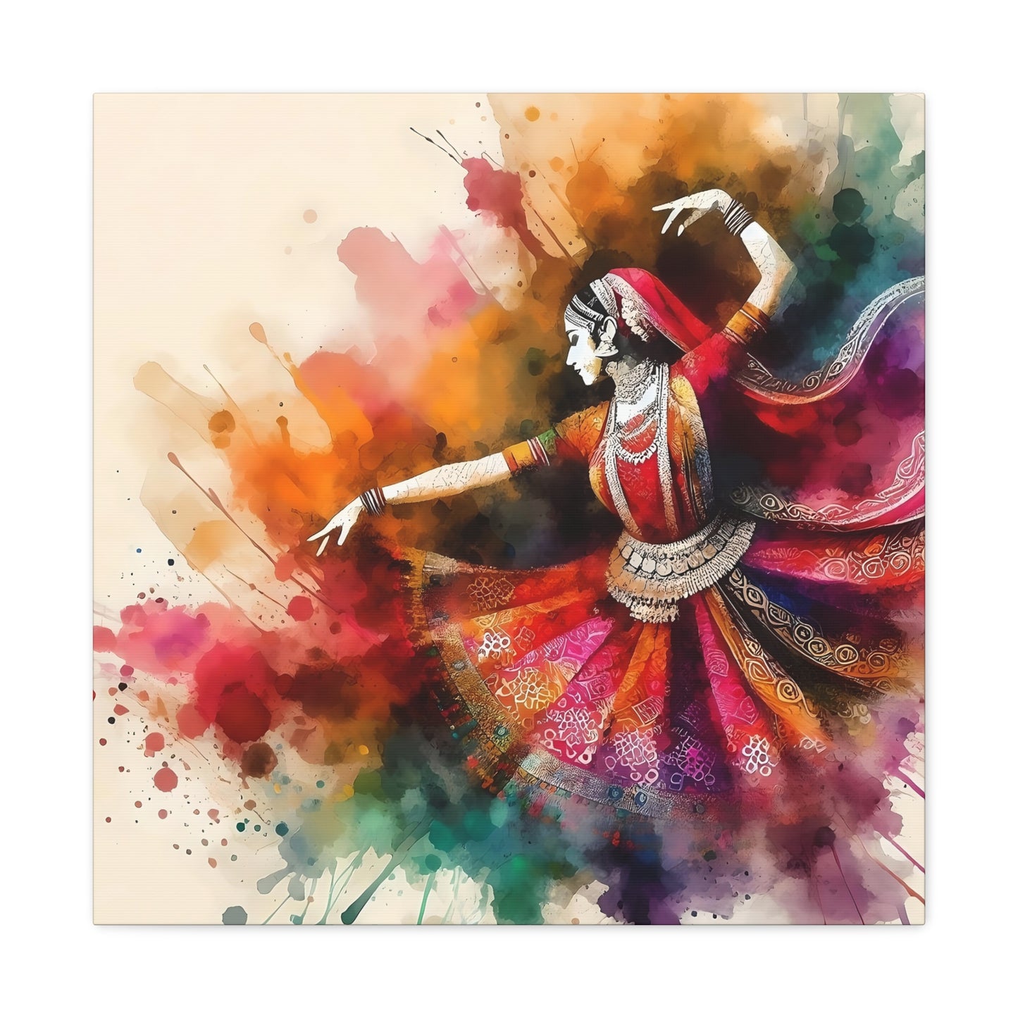 Dance of Colors: Exquisite Canvas Art Print