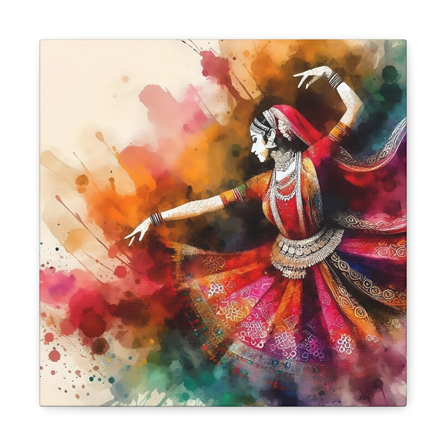 Dance of Colors: Exquisite Canvas Art Print