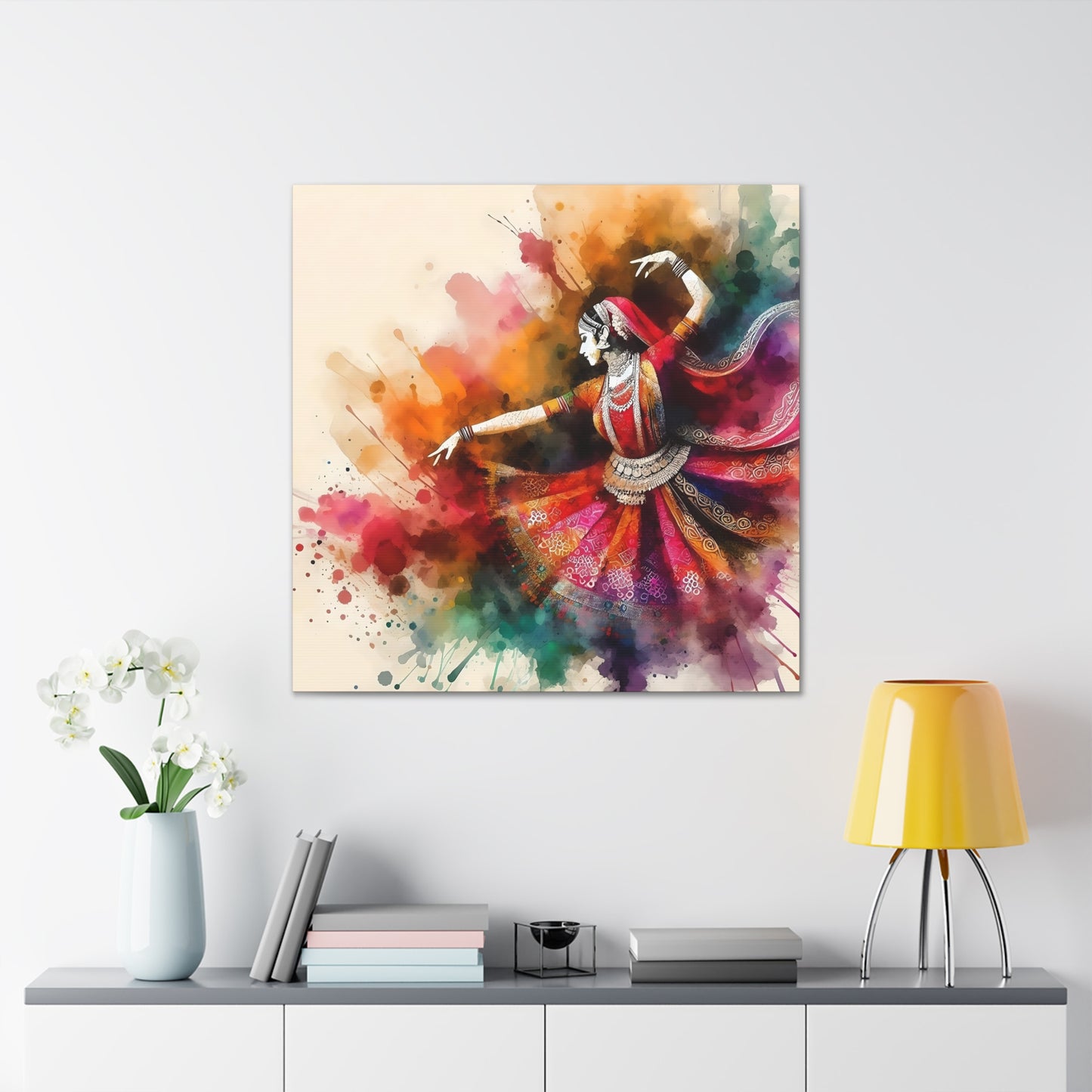 Dance of Colors: Exquisite Canvas Art Print