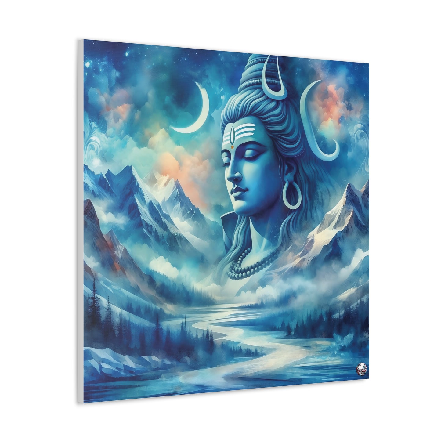 Serenity Peaks - A Tranquil Canvas Art Piece