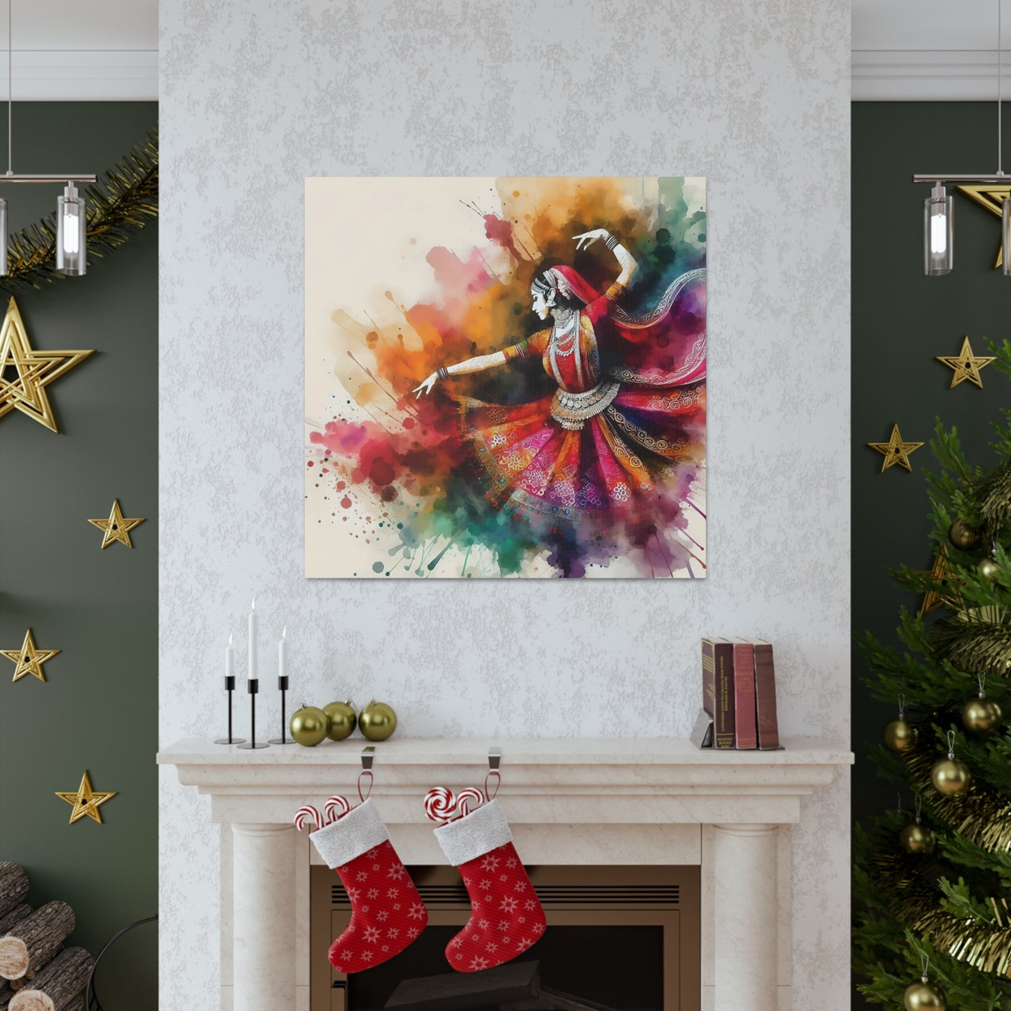 Dance of Colors: Exquisite Canvas Art Print