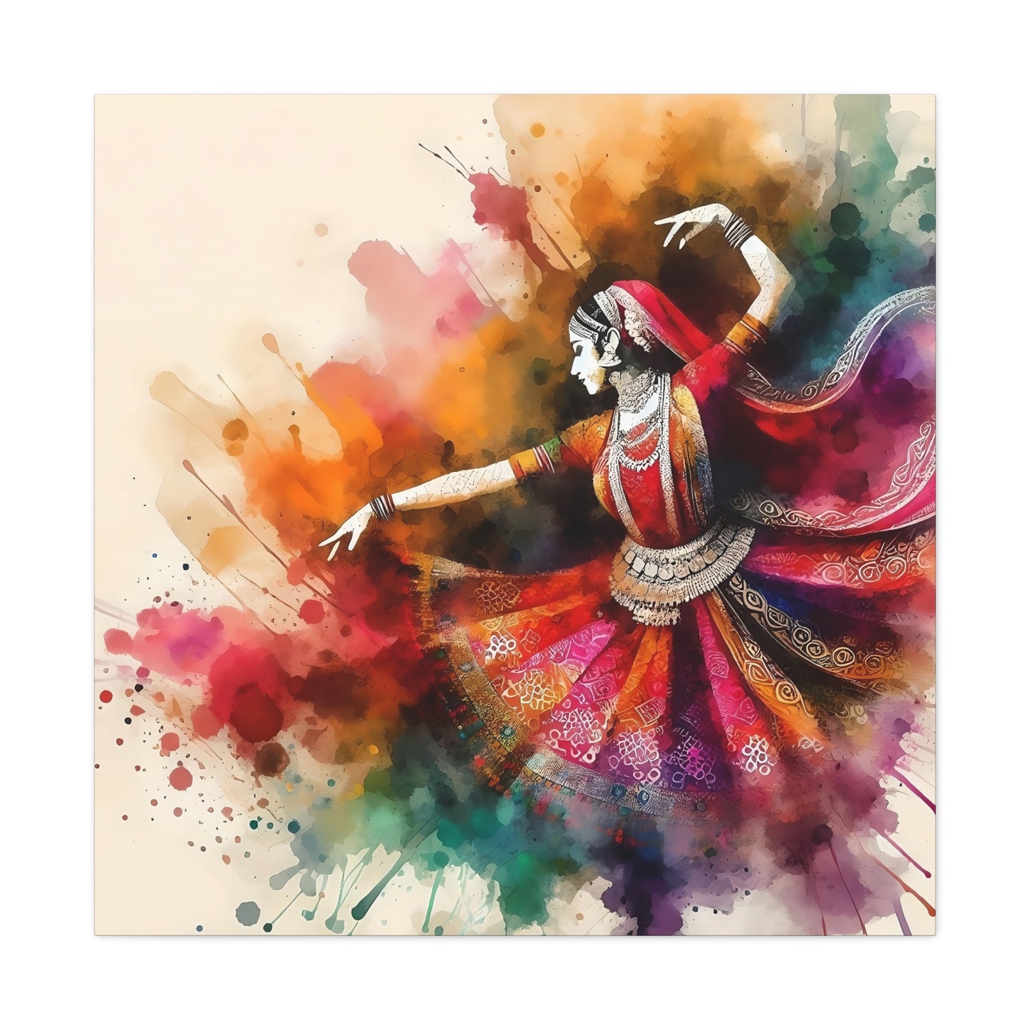 Dance of Colors: Exquisite Canvas Art Print