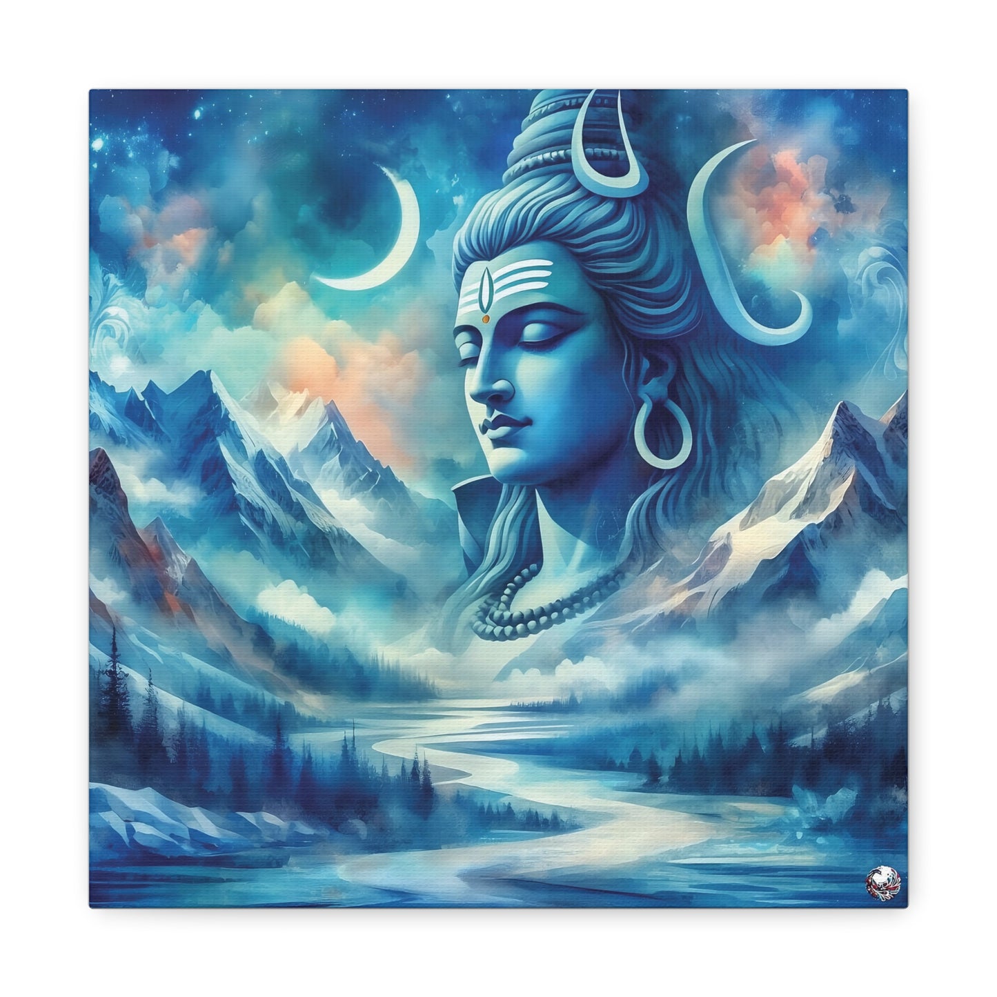 Serenity Peaks - A Tranquil Canvas Art Piece