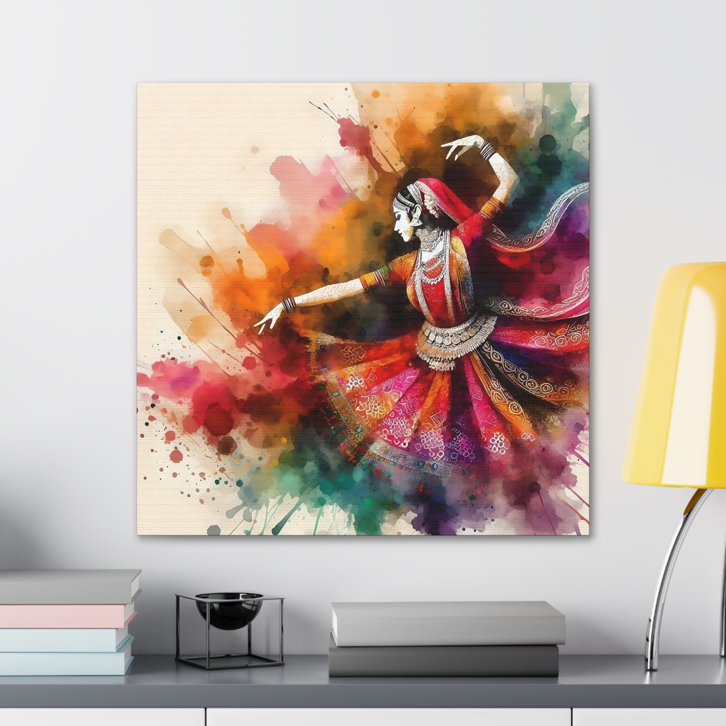 Dance of Colors: Exquisite Canvas Art Print