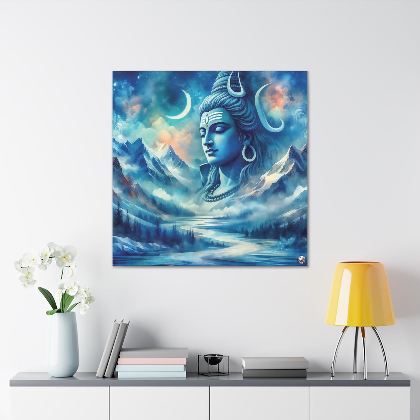 Serenity Peaks - A Tranquil Canvas Art Piece