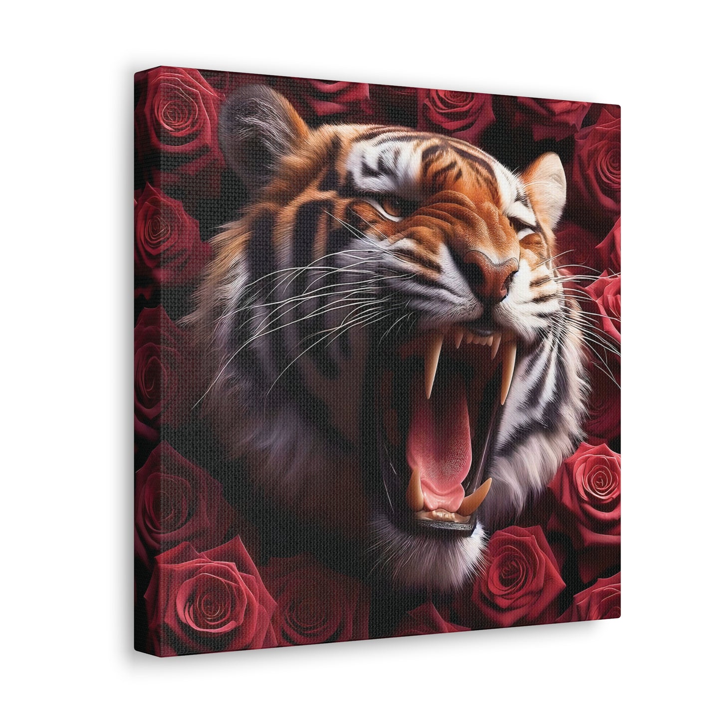 Ferocity in Bloom: A Canvas Gallery Wrap Masterpiece