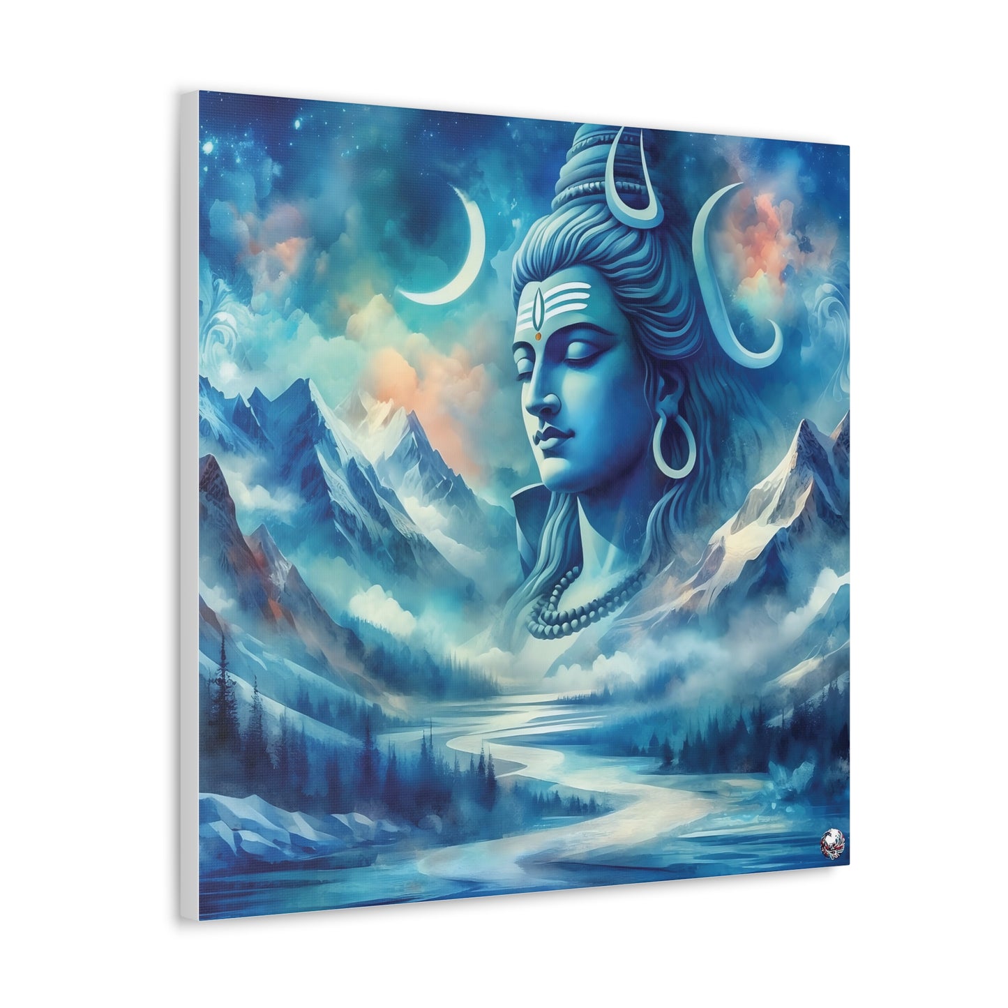 Serenity Peaks - A Tranquil Canvas Art Piece