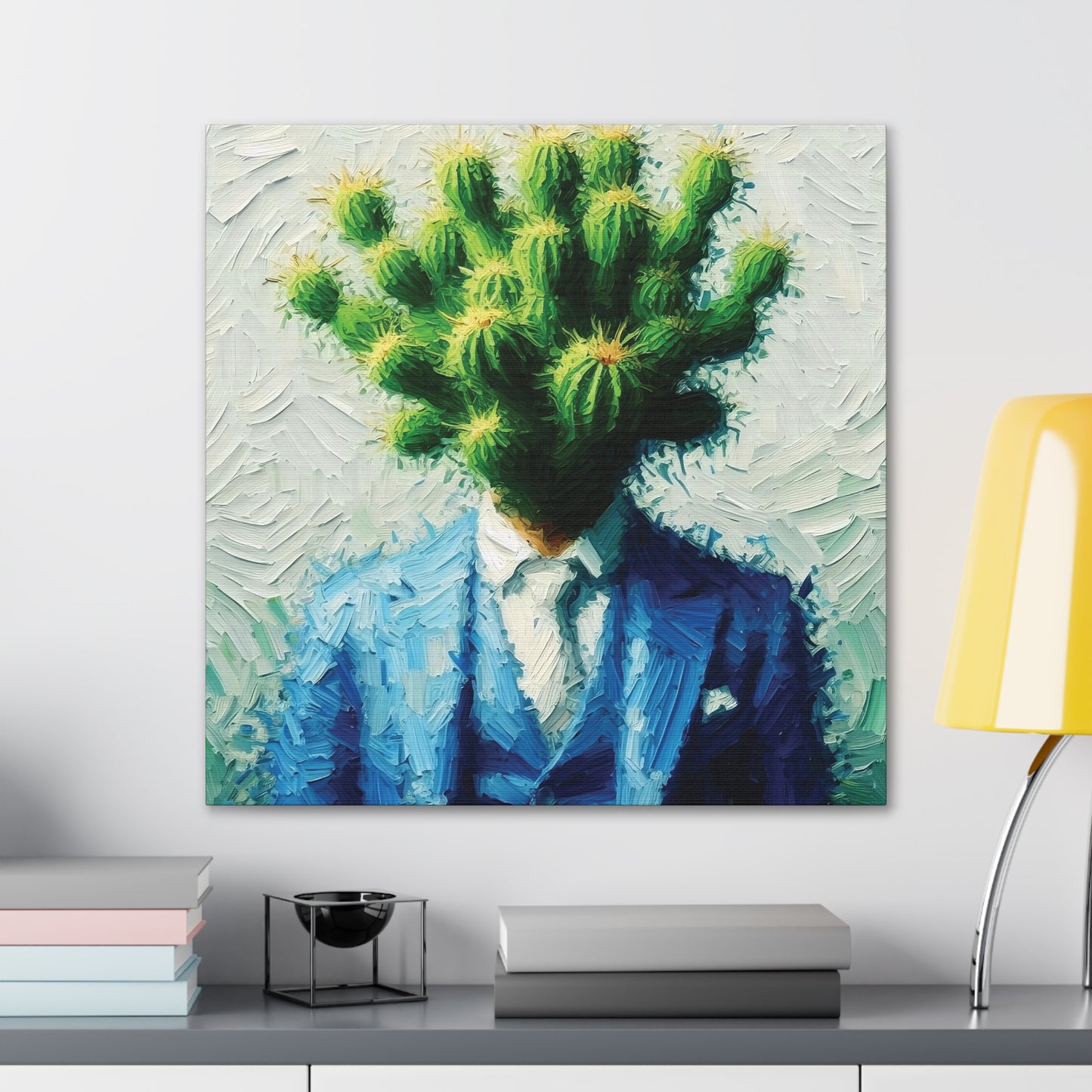 Cactus Conception : Impressionist Canvas Print