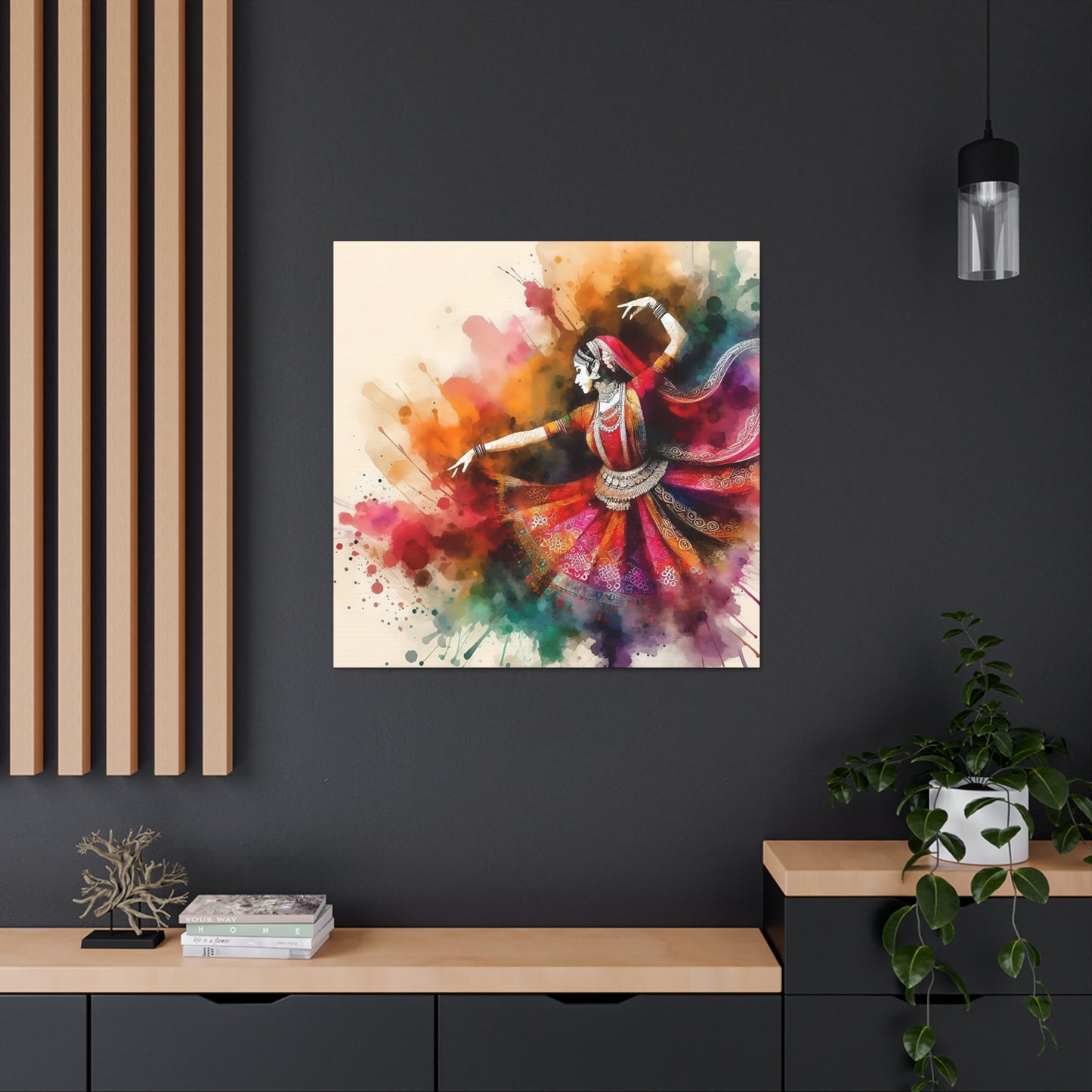 Dance of Colors: Exquisite Canvas Art Print