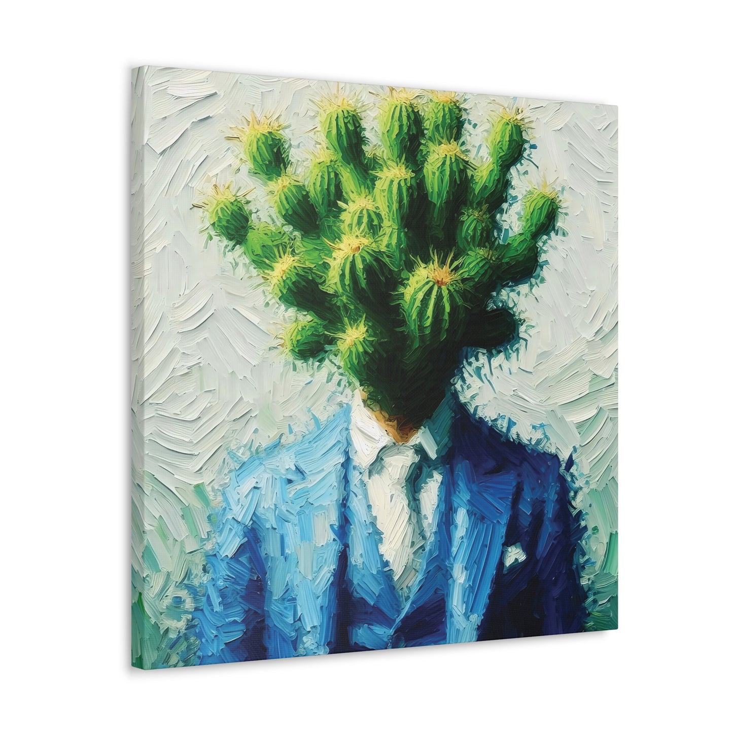 Cactus Conception : Impressionist Canvas Print